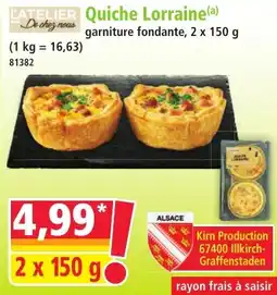 Norma LATELIER Quiche Lorraine offre