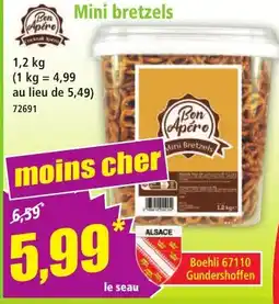 Norma Bon Apéro Mini Bretzels offre
