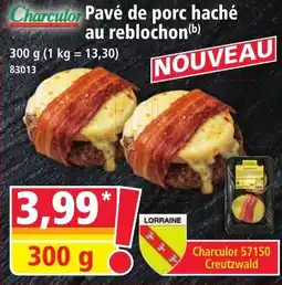 Norma Charculor Pavé de porc haché au reblochon offre