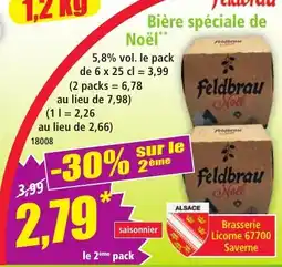 Norma Feldbrau Bière spéciale de Noël offre