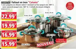 Norma CARRETTA Faitout en inox "Catania" offre