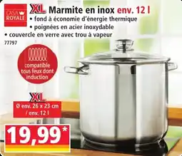Norma CASA ROYALE Marmite en inox offre