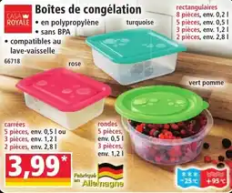 Norma CASA ROYALE Boîtes de congélation offre