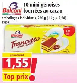 Norma Balconi Trancetto cacao-cocoa offre