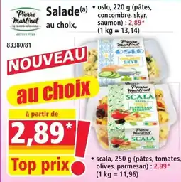 Norma Pierre Marinet Salade offre