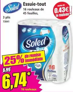 Norma Soled Essuie-tout offre