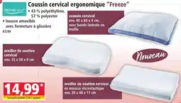 Norma ORTHO-Vital Coussin cervical ergonomique "Freeze" offre