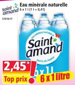 Norma Saint amand Eau minérale naturelle offre