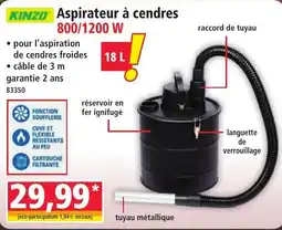 Norma KINZO Aspirateur à cendres offre