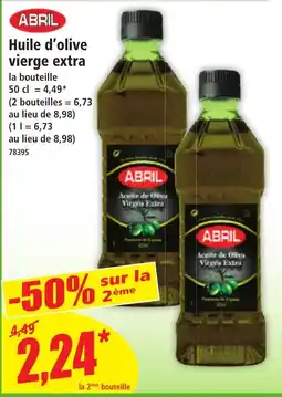 Norma ABRIL Huile d'olive vierge extra offre