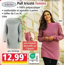 Norma ElleNor Pull tricoté femme offre
