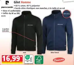 Norma pierre cardin Gilet Homme offre