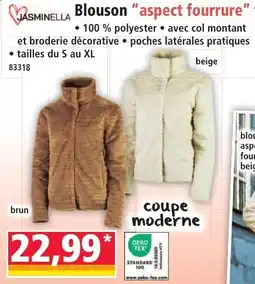 Norma JASMINELLA Blouson "aspect fourrure" offre
