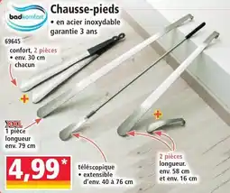 Norma Badkomfort chausse-pieds offre