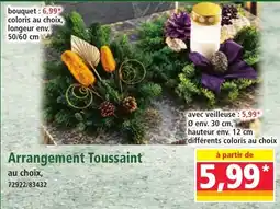 Norma Arrangement Toussaint offre