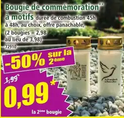 Norma Bougie de commémoration offre