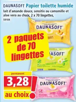 Norma DAUNASOFT Papier toilette humide offre