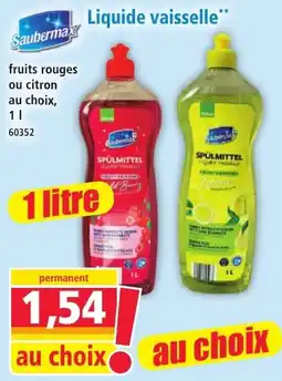 Norma Saubermax Liquide vaisselle offre
