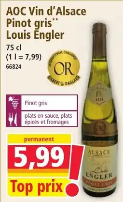 Norma Louis Engler Pinot gris offre