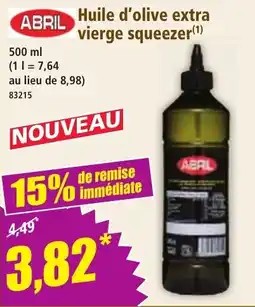 Norma ABRIL Huile d'olive extra vierge squeeze offre