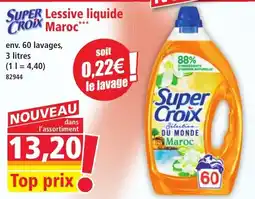 Norma Super Croix Lessive liquide Maroc offre