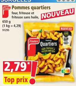 Norma Findus Pommes quartiers offre