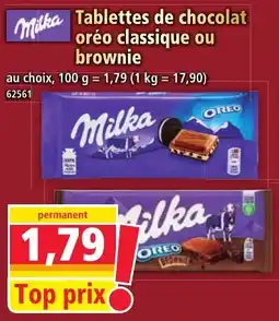 Norma Milka Tablettes de chocolat offre