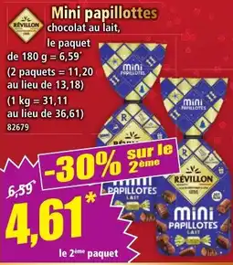 Norma RÉVILLON Mini papillottes chocolat au lait offre