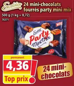Norma Excelsior 24 mini-chocolats fourrés party mini mix offre