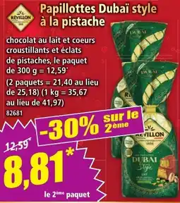 Norma Revillon Papillottes Dubaï style à la pistache offre