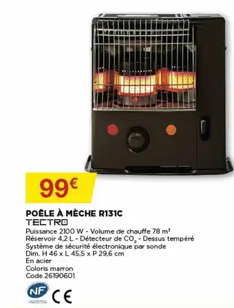 Poêle à mèche R131C
