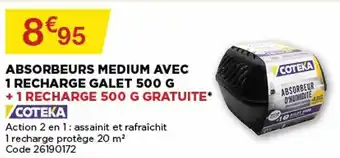 Absorbeurs medium avec 1 recharge galet 500 G