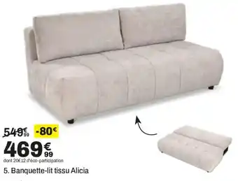 Alicia Banquette-lit tissu