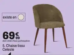 BUT Chaise tissu Celeste offre