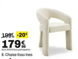 BUT Ines Chaise tissu offre