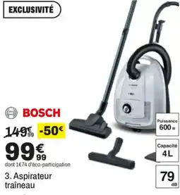 BUT BOSCH Aspirateur traîneau offre