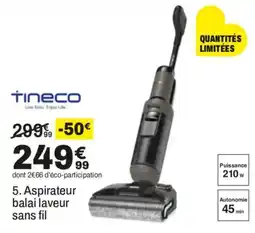 BUT Tineco Aspirateur balai laveur sans fil offre