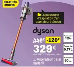 BUT Dyson Aspirateur balai sans fil offre