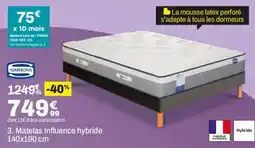 BUT SIMMONS Matelas Influence hybride offre