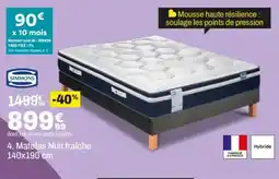 BUT SIMMONS Matelas Nuit fraîche offre