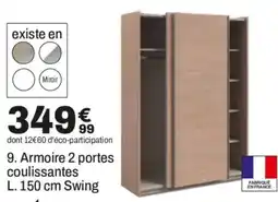 BUT Swing Armoire 2 portes coulissantes offre