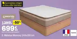BUT Dreamée Edition Matelas Memory offre