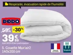 BUT DODO Couette Max'air2 offre