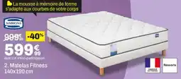 BUT SIMMONS Matelas Fitness offre