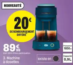 BUT Machine à dosettes offre