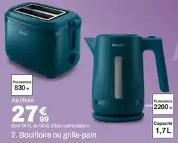 BUT PHILIPS Bouilloire ou grille-pain offre