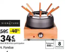 BUT SIGNATURE Fondue offre