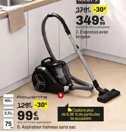 BUT Rowenta Aspirateur traîneau sans sac offre