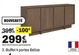 BUT Bélize Buffet 4 portes offre
