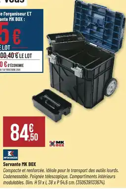 Bricorama MK BOX Servante offre
